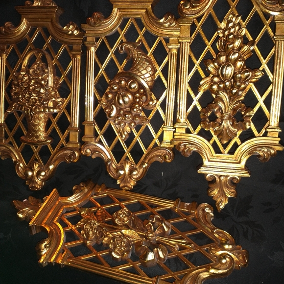 4 DART INC. FOUR SEASONS GOLD WALL HANGINGS - Picture 5 of 15